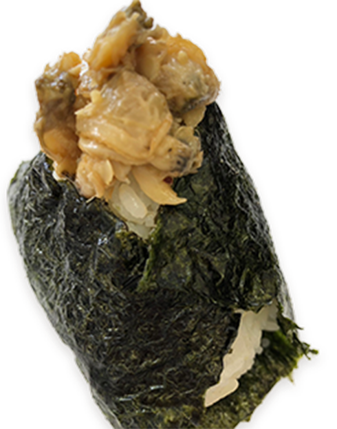 アサリの佃煮おにぎり写真