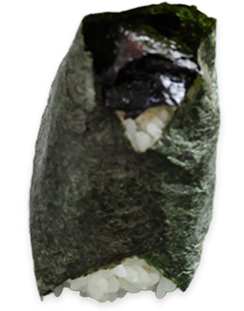 厚切りコンブ佃煮おにぎり写真