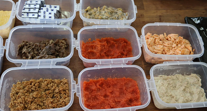 メニューの写真