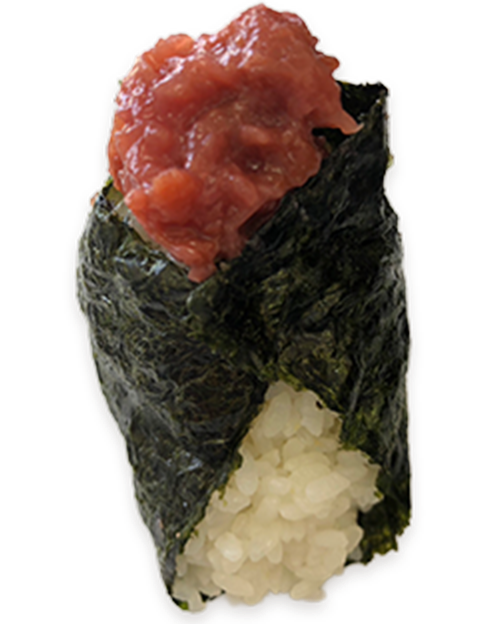 ほぐし梅干しおにぎり写真